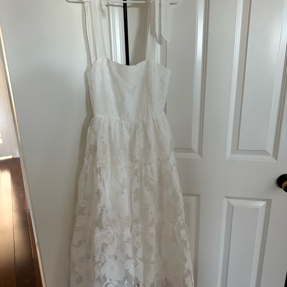 Lulu’s Proof of Perfection White Dress (Bridal Shower) - Picture 3 of 6